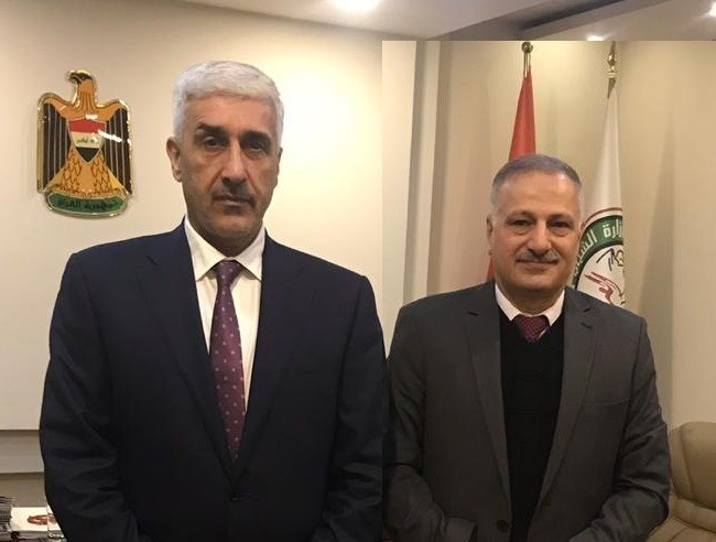 وزير الشباب والرياضة في جمهورية العراق يستقبل السفير عماد طارق الجنابي رئيس المجلس العربي الافريقي للتكامل والتنمية ...